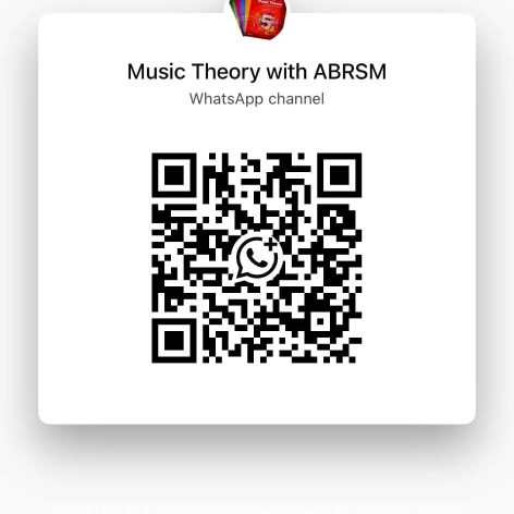 Music Theory Channel WhatsApp ABRSM
